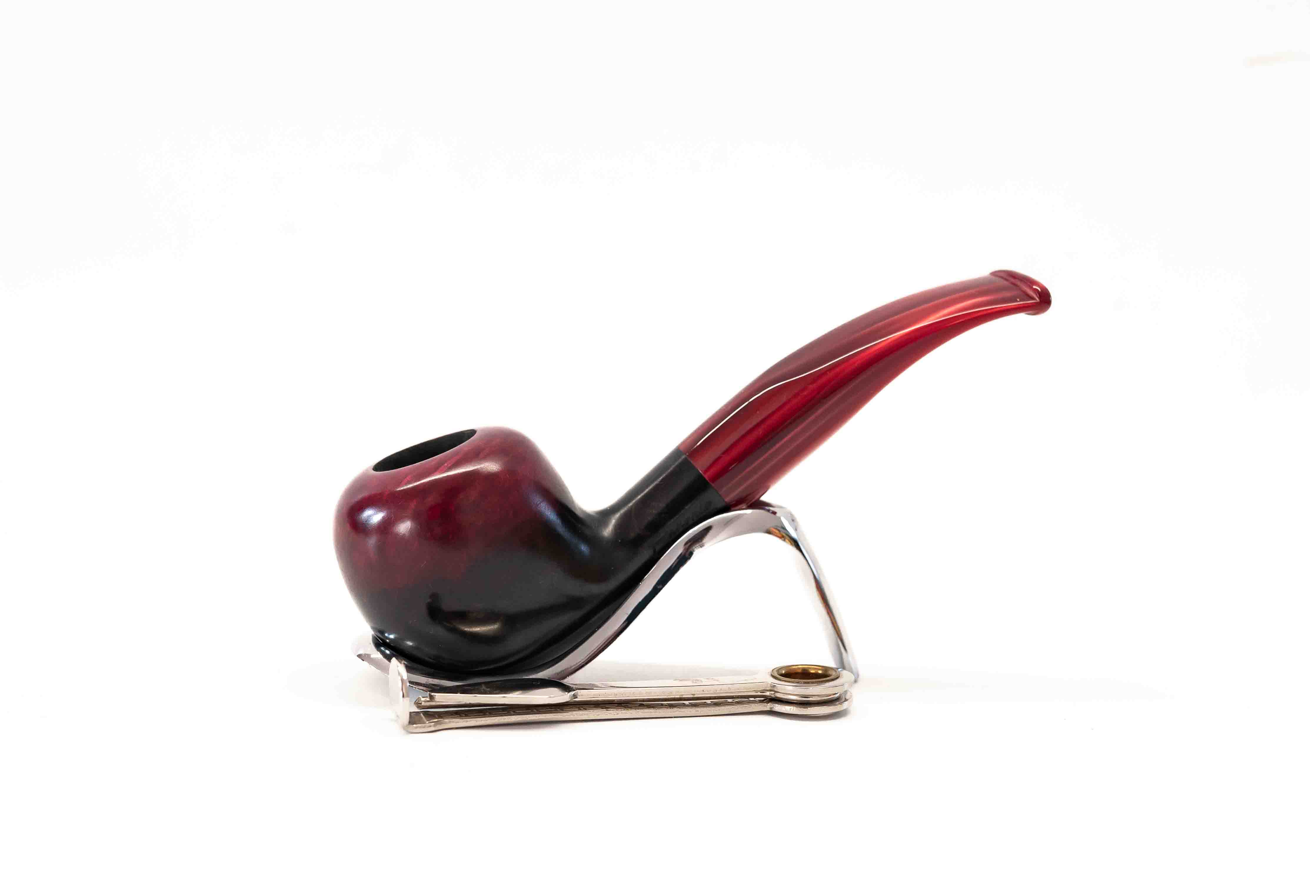 Padonio bruyer pipa 9mm filterrel, hajlított szárral, Apple forma -1